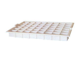 Plastic Hospital Bed Attachments Medicine Tray With 48 Case Box 513*360*50mm
