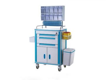 Three Light Drawers Medical Trolley Cart