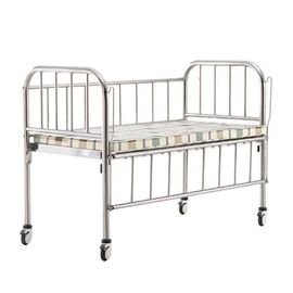 Four Silent Wheels Hospital Baby Crib Anti Rust With Stainless Steel Frame