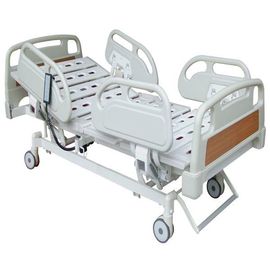 Stainless Steel Electrically Operated Beds Adjustable Height 460-750mm PP Plastic Guardrails Medical bed