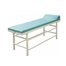 Green Color Medical Examination Couch With Pillow , Portable Medical Exam Table  Hospital Patient Table