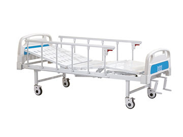 Two Cranks Electric Hospital Bed , Electric Patient Bed Stainless Bed Frame