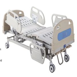 Three Cranks Hospital Manual Hospital Bed  Detachable PP Head &amp; Foot Board Medical Bed