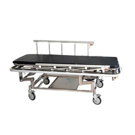 Height Adjustable Emergency Stretcher Trolley Patient Transfer With Iv Stand And Castor