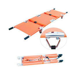 Stainless Steel Frame High load bearing PVC Folding Stretcher