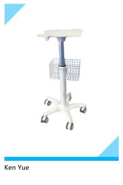 ABS Integrated Rolling Computer Cart Stable Monitor Trolley Height Adjustable