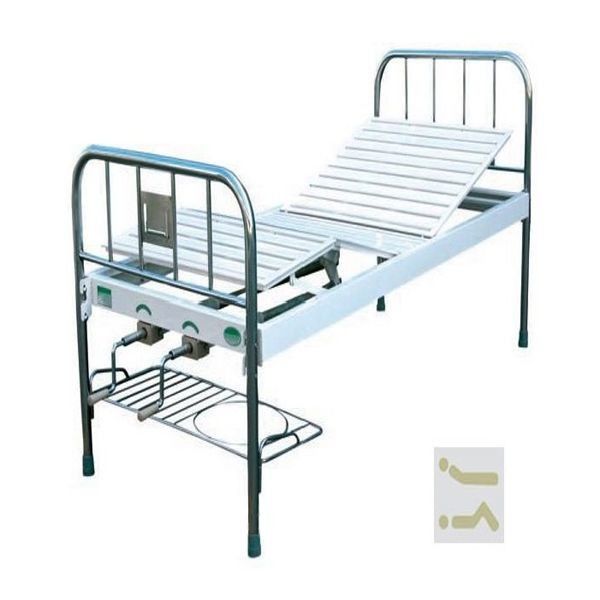 High Quality Normal Simple Metal Manual Hospital Bed With Crank Steel