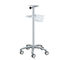 Height 890mm Hospital Computer Stand Patient Monitor Rolling Computer Cart