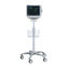 Patient Monitor Computer Workstation Trolley Roll Stand For Dixtal Medical Height 850-1200mm