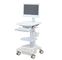 ABS Hospital Workstation All In One Computer Cart Trolley With Mute Castor Wheel