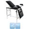 1800*550*750mm Hospital Delivery Bed Stainless Steel Leg Holder With Height Adjustable