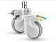 5 Inch Central control double brake casters For Hospital Furniture Wheel