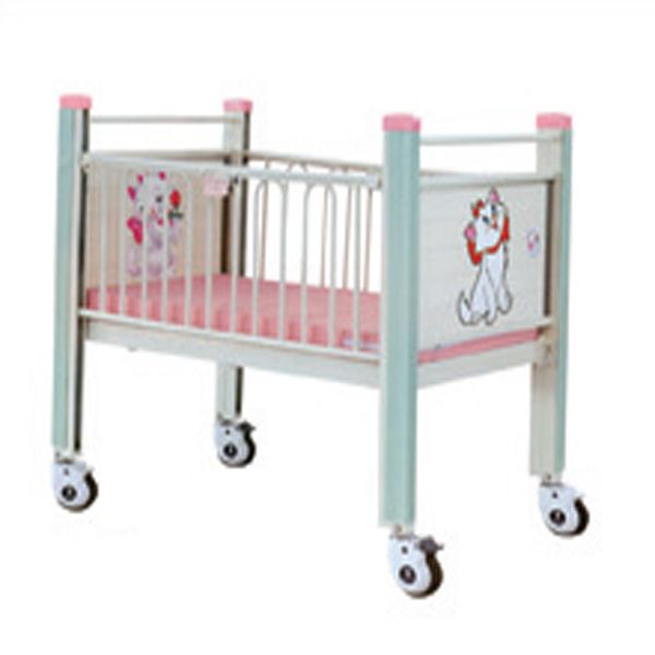 Pediatric Hospital Baby Crib , Hospital Infant Bed CE And ISO Approved