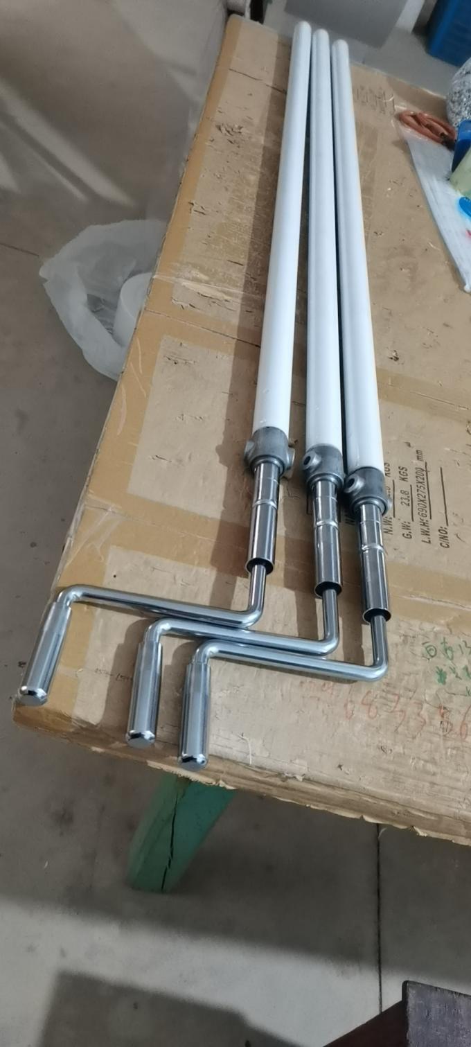 1100 Mm Tube Hospital Bed Hand Crank Handle , Stainless Steel Fold