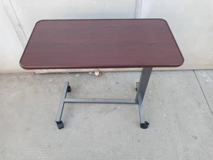 765X385mm Hospital Bed Tray Table Portable Over Bed Table Coil spring 0