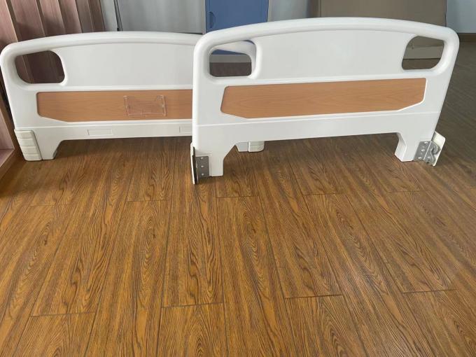 Wood Grain Color PP Hospital Bed Headboard For Hospital Medical 0