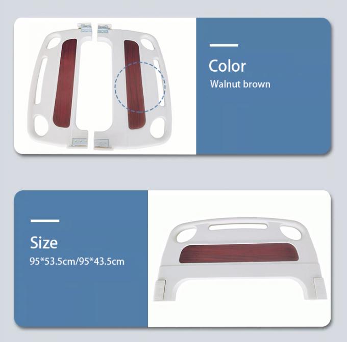 Hospital bed parts accessories PP head and foot board medical bed parts