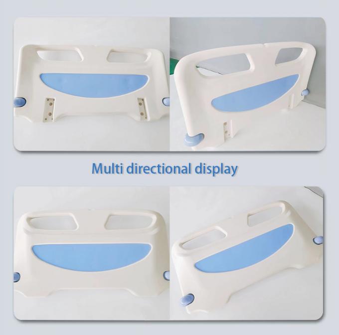 Blue green PP material hospital sickbed headboard and bed tail board