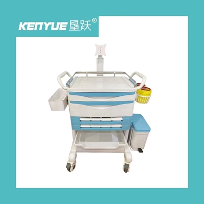 Emergency Medical Treatment Trolley Drug Delivery Cart With Optional Parts
