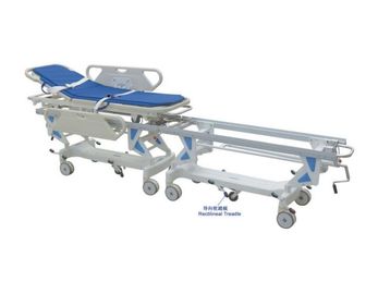 Water Proof Emergency Patient Trolley Central Brake PU Cover Transportation Cart