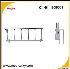 Aluminum Alloy Hospital Bed Side Rails , Silver Collapsible Hospital Bed Rails