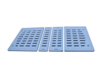 Thickness 35mm Four Parts Medical Bed Accessories Blue Hospital Bed Attachments