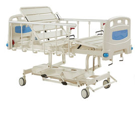Durable Long Life Manual Hospital Bed Five Functions , Hydraulic Care Bed Nursing Care Bed