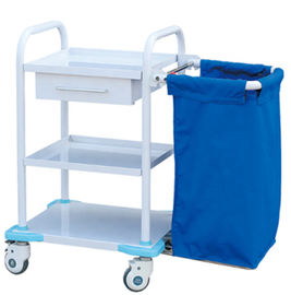 Durable Medical Trolley Cart For Contaminant , Hospital Medical Trolley