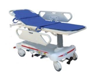 Professional Hydraulic Patient Emergency Stretcher Trolley Hospital Height Adjustable