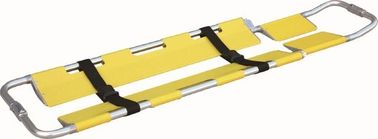 Yellow Color Portable Folding Stretchers Hospital Spine Board With Strap