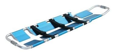 Hospital patient special aluminum alloy stretcher blue emergency stretcher car
