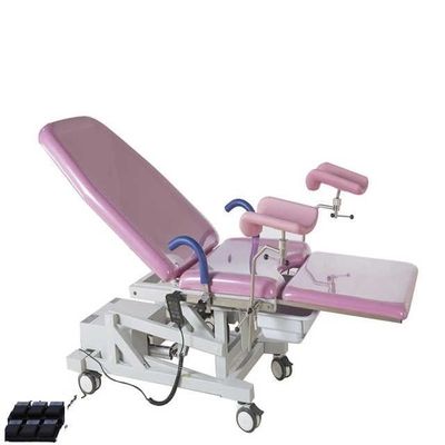 Hospital Dedicated Metal Mobile Electric Gynecological Examination Chair