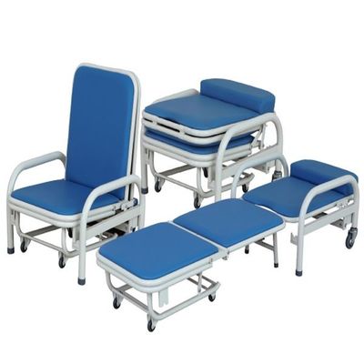 Multifunction Folding 250KG 3cm Accompanying Hospital Chair Bed