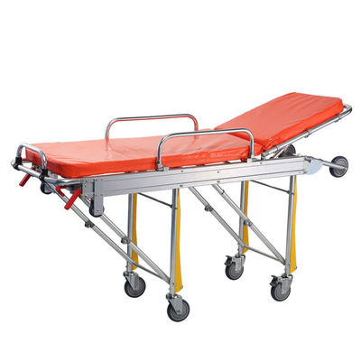 Aluminum Alloy First Aid Patient Transfer 160Kg Automatic Ambulance Stretcher