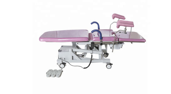 Pull Out Stainless Steel Guard Electrical 1800mm Medical Examination Bed