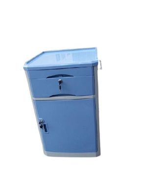 ABS Locker 130mm Hospital Bed Side Cabinet With Thermos Holder