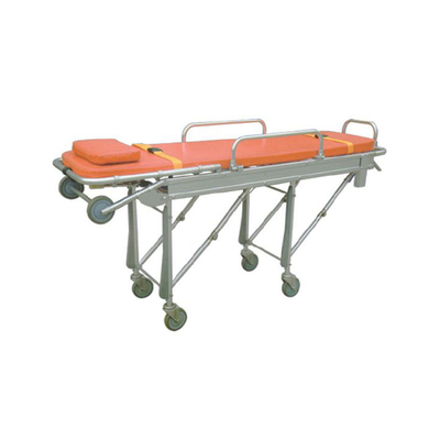 Aluminum alloy material portable hospital emergency folding stretcher adult stretcher