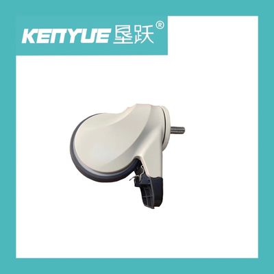 Buy ABS TPR Hospital Bed Caster Wheels 4 /5 Inch 100mm Thread Stem online manufacture