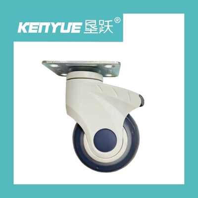 Buy White And Black Hospital Special 4 Inch Universal Wheel With Brake Swivel online manufacture