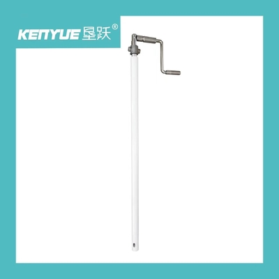 Buy White metal material tubular hospital bed hand crank steel under bed online manufacture