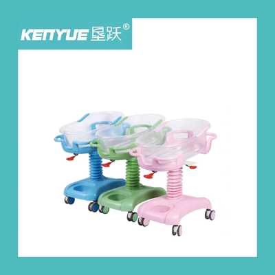 Buy Three Colors Plastic Material Hospital Crib Can Be Raised And Lowered online manufacture