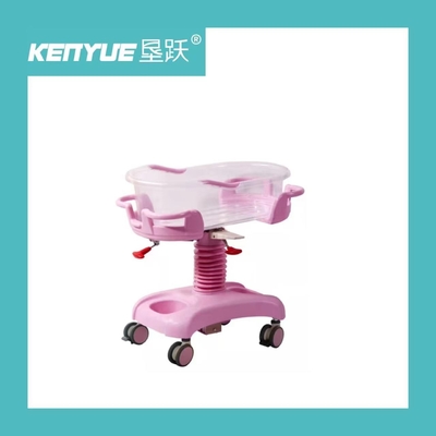 Buy Pink Plastic Hospital Baby Crib For Easy Cleaning And Updating online manufacture