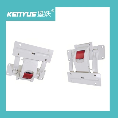 Buy Hospital Medical Bed Guardrail Bracket White Aluminum Alloy Material online manufacture