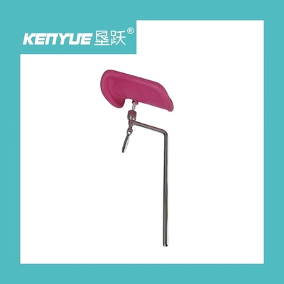 Buy Pink Stainless Steel Material Leg Rest For Hospital Gynecology online manufacture