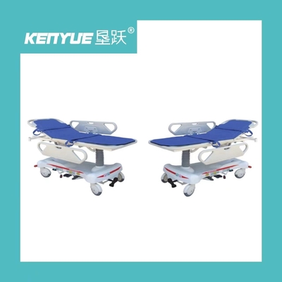Buy ABS Handrails Mechanical Crank Medical Transport Patient Emergency Stretcher Bed online manufacture