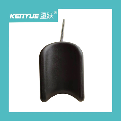 Buy Electroplated PU Material Leg Rest Black Color For Obstetric Table online manufacture