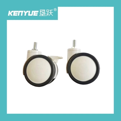 Buy TPR Material 4/5inch Hospital Castors Furniture Wheel Casters For Medical Bed online manufacture