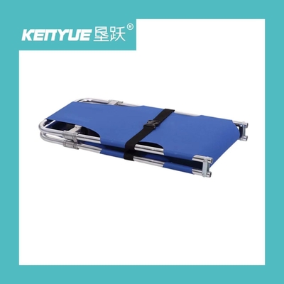 Buy Aluminum Alloy Material Blue Hospital Folding Stretcher hospital dedicated online manufacture