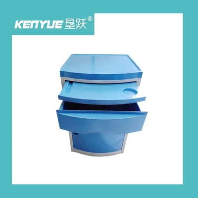 Buy ABS material hospital bedside table blue hospital special bedside table online manufacture