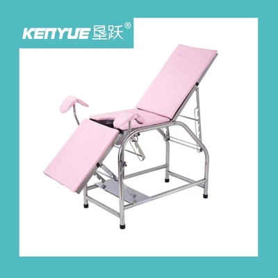 Buy Stainless Steel Simple Black Obstetric Table Gynecological Examination Bed online manufacture